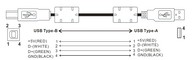 Delta ASDA-A2  Programozó kábel USB - B/A típusú - 3 méter - Delta  Hálózati kábel
