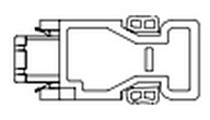 Jeladó csatlakozó - ASD-B3 / ASD-A3 Driver oldali összes motorhoz