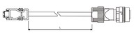 Jeladó kábel - 3 m Inkr. jeladóhoz ECM-B3 / ECM-A3 motorhoz 1~3kW-ig (1010~1830)