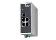 Switch - 5x port 10/100 Mbit, Ethernet/IP / Profinet, Táp 12~48 VDC, - Delta Hálózati eszközök