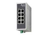 Switch - 8x port 10/100Base -T(X), Ethernet/IP, Profinet, Táp 12~48 VDC, - Delta Hálózati eszközök