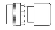 Tápcsatlakozó fékes - Szervomotor oldali ECM-B3 és ECM-A3  (1010~1830-ig)
