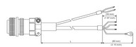 Tápkábel fékes - 3 méter 1 - 1,5kW-ig  ECMC motorhoz (1010~1315) - Delta Szervohajtás kiegészítő